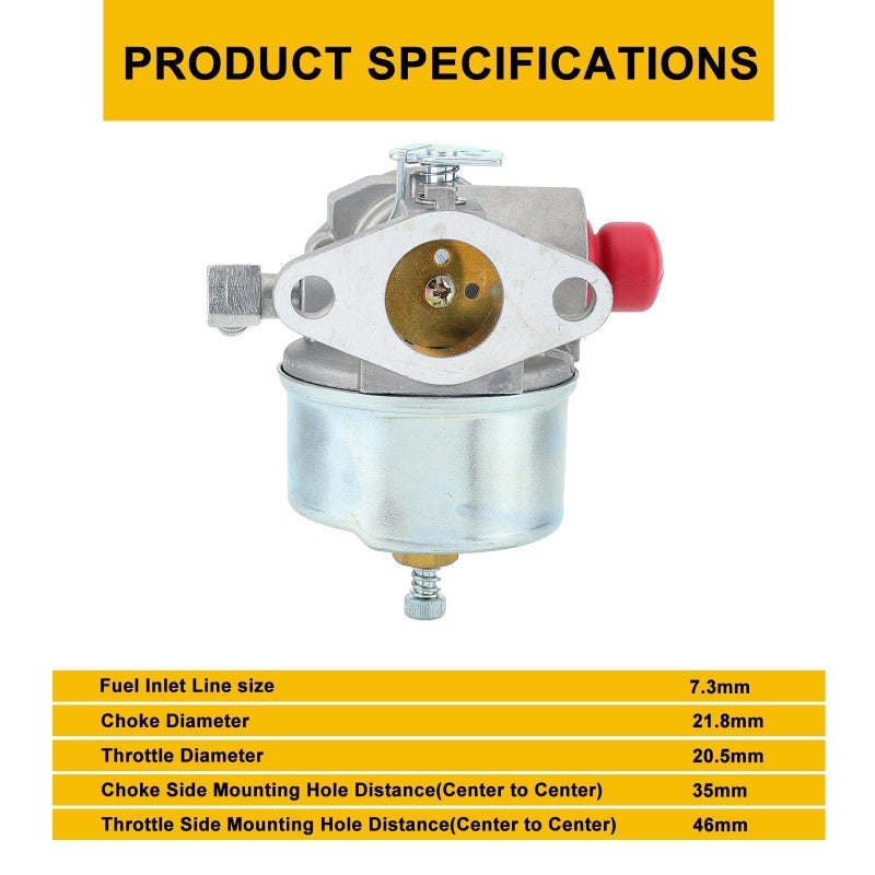 Panari 632795A Carburetor for Craftsman Eager 1 Lawn Mower Parts Tecumseh TVS90 TVS115 TVS120 TVS100 TVS105 TVS75 ECV100 632046A 632078A 632099 4.5HP 5HP Engine - Image 4